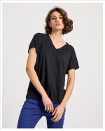 BLOUSE SIMPLE V NECK - Image 3