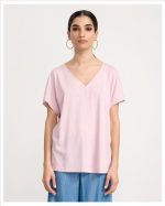BLOUSE SIMPLE V NECK - Image 6