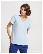BLOUSE SIMPLE V NECK - Image 9