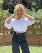 BLOUSE CROPT CUT WORK - Image 4