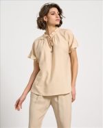 BLOUSE COTTON SHORT SLEEVE - Image 2