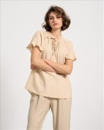 BLOUSE COTTON SHORT SLEEVE - Image 3