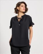 BLOUSE COTTON SHORT SLEEVE - Image 6