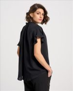 BLOUSE COTTON SHORT SLEEVE - Image 8