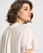 BLOUSE COTTON SHORT SLEEVE - Image 12