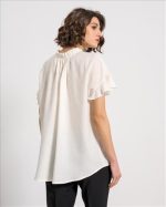 BLOUSE COTTON SHORT SLEEVE - Image 13