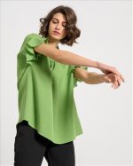 BLOUSE COTTON SHORT SLEEVE - Image 17