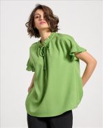 BLOUSE COTTON SHORT SLEEVE - Image 18