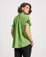 BLOUSE COTTON SHORT SLEEVE - Image 20