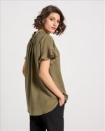 BLOUSE COTTON SHORT SLEEVE - Image 24