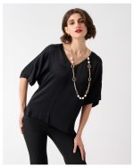 BLOUSE V NECK SATIN - Image 8