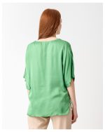 BLOUSE V NECK SATIN - Image 11