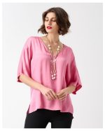 BLOUSE V NECK SATIN - Image 14
