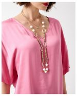 BLOUSE V NECK SATIN - Image 15