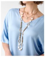 BLOUSE V NECK SATIN - Image 19