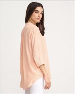 BLOUSE STRIPES HALF BUTTON CLOSE - Image 8