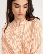 BLOUSE STRIPES HALF BUTTON CLOSE - Image 9