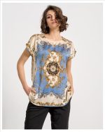 BLOUSE SATIN PRINT FABRIC - Image 3