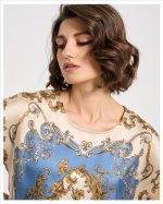 BLOUSE SATIN PRINT FABRIC - Image 5