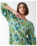 BLOUSE PRINTED BALLOON SLEEVE - Image 4