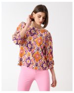 BLOUSE PRINTED BALLOON SLEEVE - Image 7