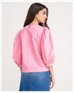 BLOUSE COTTON BALLOON SLEEVE - Image 4