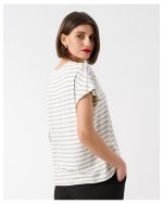 BLOUSE V NECK STRIPES - Image 7