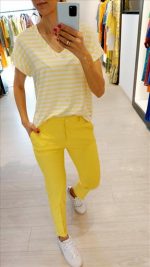 BLOUSE V NECK STRIPES - Image 9