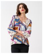 BLOUSE V NECK PRINTED - Image 6