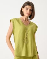 BLOUSE V NECK - Image 2