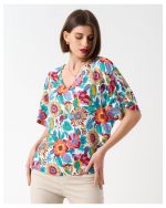 BLOUSE COTTON FLOWER PRINT - Image 7