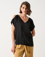 BLOUSE CUT OFF SHOULDER - Image 3