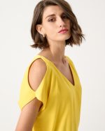 BLOUSE CUT OFF SHOULDER - Image 10
