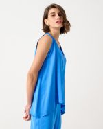 BLOUSE SATIN V NECK - Image 7