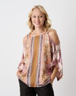 BLOUSE PRINTED SATIN