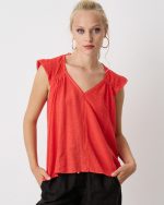 BLOUSE V NECK