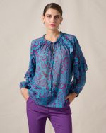 BLOUSE CHIFFON PRINTED
