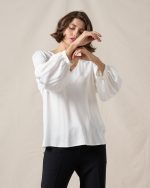 BLOUSE COTTON BALLOON LONG SLEEVE - Image 7