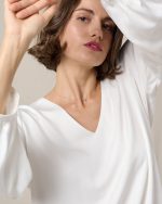 BLOUSE COTTON BALLOON LONG SLEEVE - Image 8