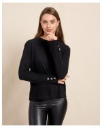 BLOUSE KNITTED ROUND NECK
