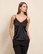 BLOUSE SATIN SPAGHETTI STRAPS - Image 3