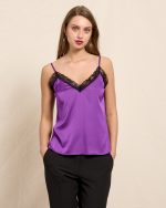BLOUSE SATIN SPAGHETTI STRAPS - Image 6