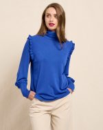 BLOUSE KNITTED HIGH COLLAR - Image 7