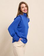 BLOUSE KNITTED HIGH COLLAR - Image 10