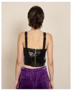 TOP CROPPED SEQUIN - Image 4
