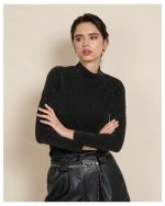 BLOUSE HIGH NECK LUREX - Image 2