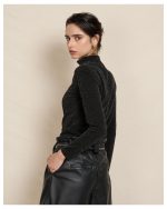 BLOUSE HIGH NECK LUREX - Image 4