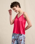 BLOUSE SATIN SPAGHETTI STRAPS - Image 5