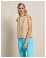 BLOUSE LINEN SLEEVELESS - Image 2
