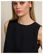 BLOUSE LINEN SLEEVELESS - Image 8